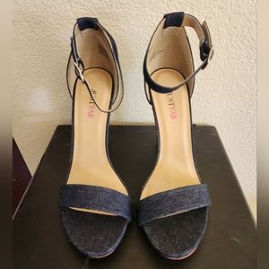 Denim heel size 8